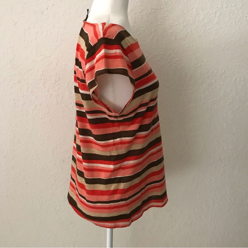 Talbots Medium Beautiful Striped Top - Picture 3 of 5